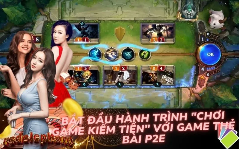 Bắt đầu hành trình "Chơi game kiếm tiền" với Game thẻ bài P2E