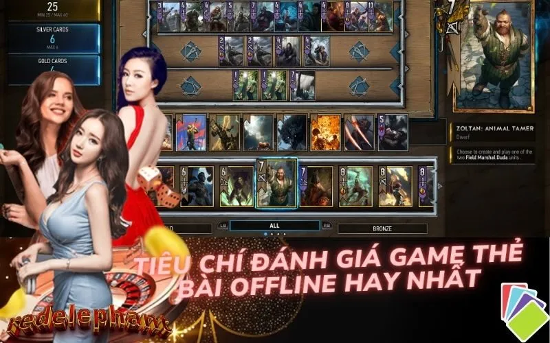 Tiêu chí đánh giá game thẻ bài offline hay nhất